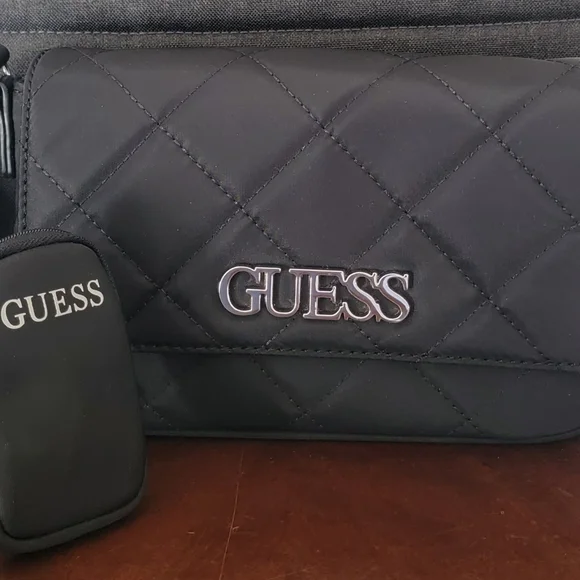Black Guess over the shoulder purse. - Picture 4 of 5